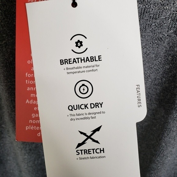 NWT Spyder Active Mens Short Sleeve Shirt Size X-Large - Picture 6 of 8